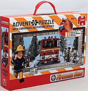 image of Fireman Sam Giant Advent Calendar Jigsaw Puzzle (24 Pieces)