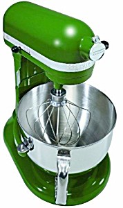 image of Kitchenaid Professional 600 Series Kp26m1xer Bowl-lift Stand Mixer, 6 Quart, Dark Green William Sonoma
