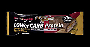 image of Lowercarb Protein Karamell erdnuss geschmack Powersystem 45 G ?
