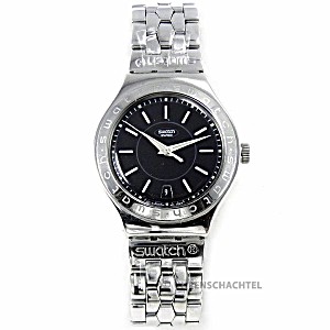 image of Swatch Irony Noir De Noir Automatic Herrenuhr YAS402