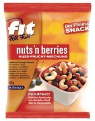 Seeberger nuts n' berries fit for fun 175g (pkt) (4008258051009)