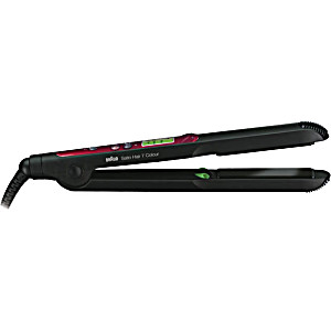 image of Braun Satin Hair 7 Straightener St 750, Schwarz / Pink