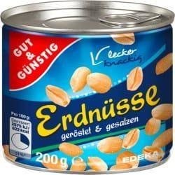 Erdnüsse geröstet & gesalzen - Gut & Günstig - 200g</span> (4311596421053)