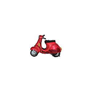 image of Globos De Foil Supershape Moto Scooter Rosa