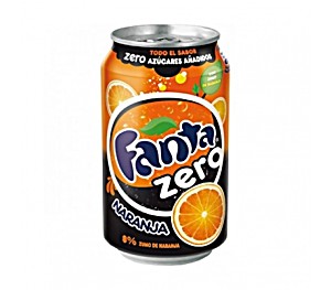 image of Fanta Zero Naranja Lata