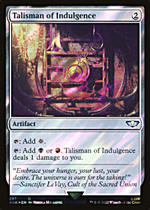image of Talisman of Indulgence (40k-257★) - Warhammer 40,000 Commander Foil