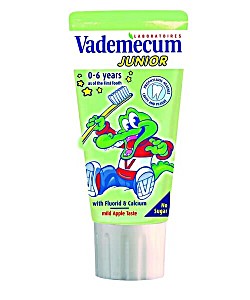image of Vademecum Junior Pasta Do ZęBóW O Smaku Jabłkowym