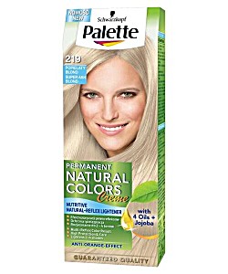 image of Palette Permanent Natural Colors Farba Do Włosów Popielaty Blond 219