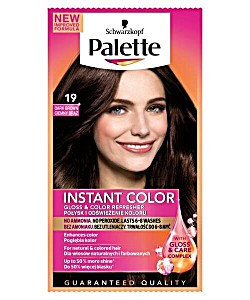 image of Instant Color Shampoo Coloring Up To 8 Washes 19 Dark Brown 25ML