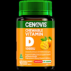 image of Cenovis Chewable Vitamin D 1000iu 90 Tablets