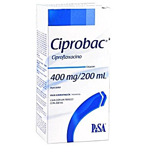 Digit-Eyes UPC data: 7501125106132 UPC Ciprobac Sol. Iny. 400 MG / 200 ML