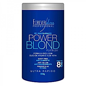 image of Pó Descolorante Forever Liss Azul Power Blond 450G