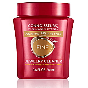 image of Connoisseurs New Premium Edition Delicate Jewelry Cleaner Solution, 9.6 Ounce