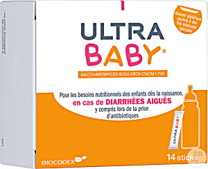 image of Ultrababy Diarrhees Aigues 14 Sticks Biocodex