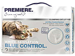 image of Premiere White Sensation Blue Control, Klumpstreu 12 L