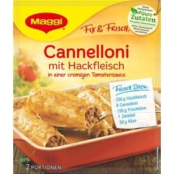 image of Maggi Fix & Frisch Cannelloni Mit Hackfleisch