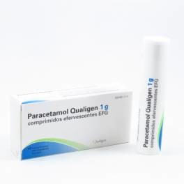 image of Paracetamol Qualigen Efg 1 G 40 Comprimidos Efervescentes