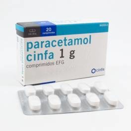 image of Paracetamol Cinfa Efg 1 G
