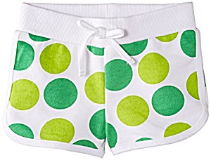 image of Pumpkin Patch Girls Spot Sport Shorts, White