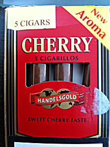 Сигара handelsgold Wood tip-sigar Cherry cigarillo 1шт (4000862213101)