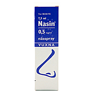 image of Nasin, Nsspray, Lsning 0, 5 MG / ML 7, 5 ML