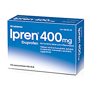 image of Ipren, Filmdragerad Tablett 400 MG 30 St