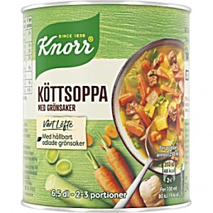 Köttsoppa Kött & Grönsaker 340g Knorr | Soup | Pantry (7310390001376)