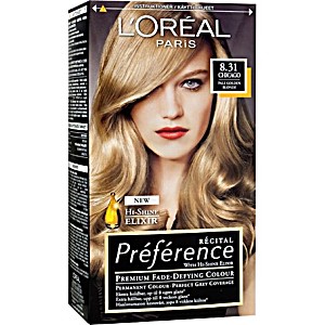 image of Loreal Paris Recital Preference 8.31 Chicago Ljus Guldblond Ask