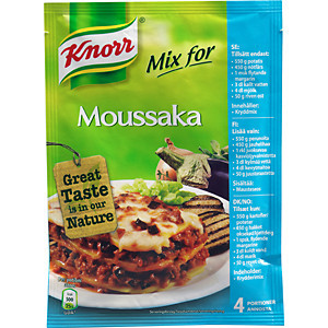 helvede Træts webspindel radiator 8712566100934 UPC Græsk Moussaka Mix