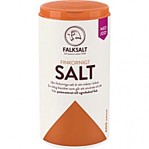 Falksalt fint salt med jod 600g (7311631524128)