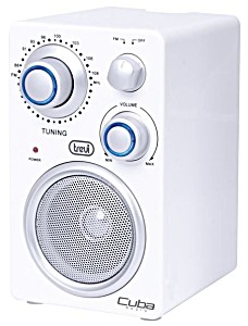 image of Trevi Radio Portatile Analogica FM Ingresso Aux Colore - Ra 742 t - 0ra74201 Bianco