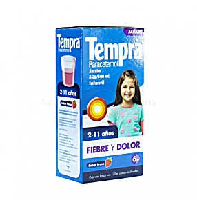 image of Jarabe Infantil Tempra Sabor Fresa, 120 ML