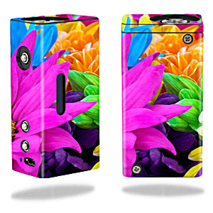 image of Skin Decal Wrap For Hana Modz V4M Dna 40 Mini Sticker Vape Colorful Flowers