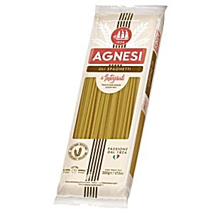 image of Agnesi Gli Spaghetti Makaron Spaghetti Z Pełnoziarnisty 500 G