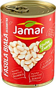Фасоль jamar белая 380г (5906716201272)