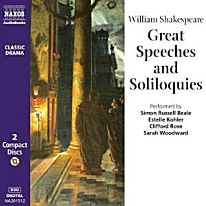 Audio CD William shakespeare: great speeches and soliloquies - naxos (730099001526)