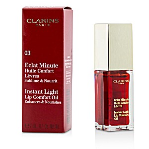 image of Eclat Minute Huile Confort Lvres #03-red Berry 7ML De Clarins