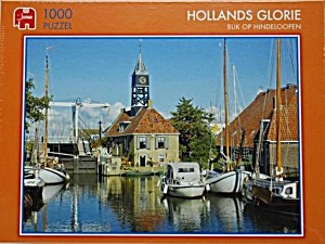 image of Jumbo Blik Op Hindeloopen - Puzzel - 1000 Stukjes