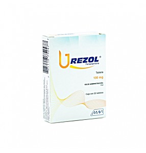 image of Urezol 100 MG Con 20 Tabletas