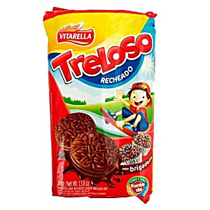 image of Biscoito Vitarella Treloso Rech 390G Brigadeiro