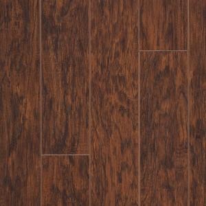 image of Hampton Bay Enderbury Hickory 8mm Thick x 5- 3 / 8 In. Wide x 47-6 / 8 In. Length Laminate Flooring 367551-00089
