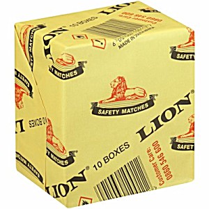 Fosforo zebra 45 palitos 1x10 un (6001064100112)