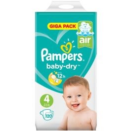 image of Pampers Baby-dry S4 9-14KG 120 St