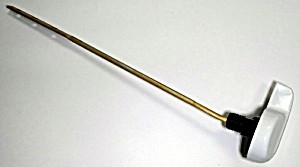 image of Universal Side Mount Toilet Tank Lever With Bone Colour Handle