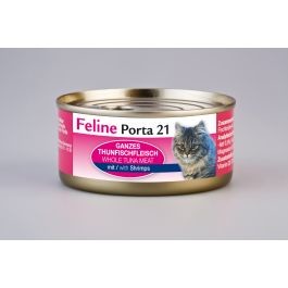 image of Feline Porta 21 Katzenfutter 6 X 156 G - Thunfisch Mit Shrimps