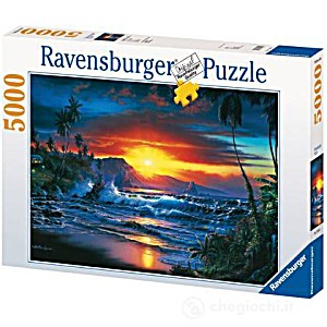 image of Ravensburger Lassen - Sonnenaufgang, 5000 Teile Puzzle