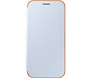 image of Samsung Ef-fa520plegww Custodia Neon Flip Cover Per Galaxy A5 2017 Sm-a520f Blu
