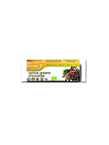 image of Organic Food Bar Active Greens Sjokolade, kologisk
