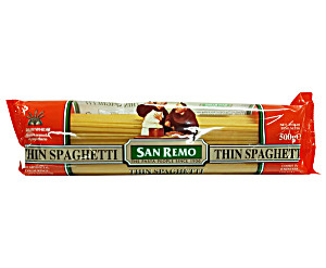 San remo pasta - thin spaghetti 500g (9310155100335)