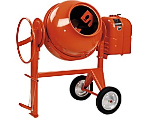image of LESCHA Profi Betonmischer Mischer S 230 Mit Fubremse